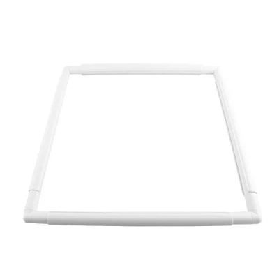 Afbeelding van Vierkant borduurframe, kunststof rechthoekige naaibanden naaien frame voor DIY kruissteek quilten (43,1 x 43,1 cm)