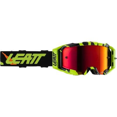 Afbeelding van Leatt Velocity 5.5 Iriz Tiger Motorcrossbril, zwart geel voor man