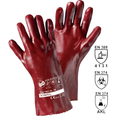 Afbeelding van L+D worky Vinyl 35 1441 Werkhandschoen EN 388, 511 Cat III 1 paar