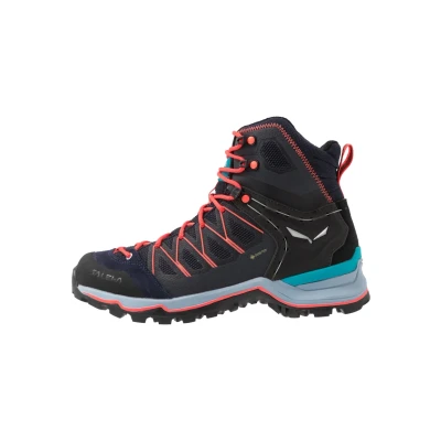 Afbeelding van Wandelschoen Salewa Women Mountain Trainer Lite Mid Gore Tex Premium Navy Blue Fog Schoenmaat 41