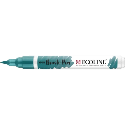 Afbeelding van Brushpen Talens Ecoline 640 blauwgroen