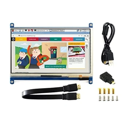 Afbeelding van Waveshare 7 inch Capacitive Touch Screen HDMI LCD 1024 * 600 Rev 3.1 IPS Display Monitor for Raspberry Pi Banana Pro BB Black, Support Windows 10/8.1/8/7 Various Systems
