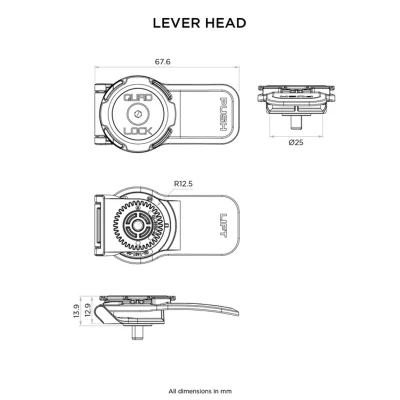 Afbeelding van Quad Lock 360 Head Lever