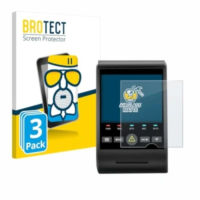 Afbeelding van BROTECT Antireflecterende Glas Screen Protector Mat voor VIOFO A229 PRO (3 Stuks) Schermbeschermer [Beschermglas Folie niet Gehard Glas]