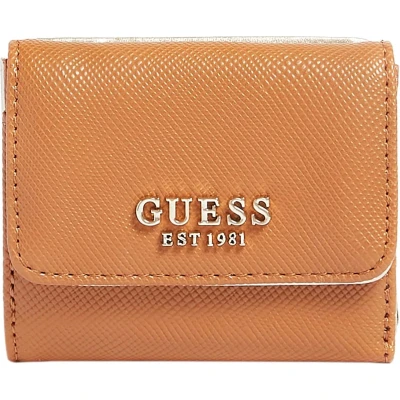 Afbeelding van Guess Laurel Slg Card &amp; Co Dames Portemonnee Light Cognac