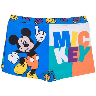 Afbeelding van Mickey Mouse zwembroek zwemboxer blauw maat 104