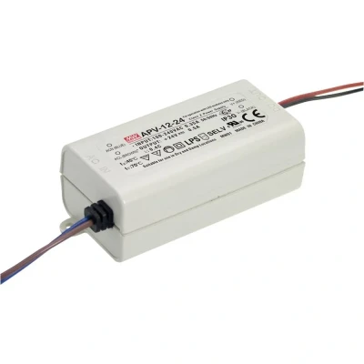 Afbeelding van Mean Well APV 12 15 LED transformator Constante spanning W 0 0.8 A V/DC Niet dimbaar, Overbelastingsbescherming 1 stuk(s)