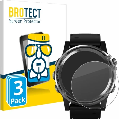 Afbeelding van BROTECT Screenprotector voor Garmin Descent Mk1 Folie Beschermfolie Beschermglas transparant (3 Stuks)