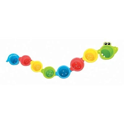 Afbeelding van Playgro Stapelbekers met krokodil, 8 stuks, vanaf 6 maanden, Croc Cups, veelkleurig, 40087