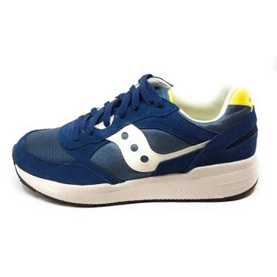 Afbeelding van Saucony Eclipse Unisex Sneakers laag, Maat: 44, Navy/white Leer en textiel