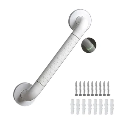 Afbeelding van Handgrepen, antislip, voor senioren, 60 cm, handgreep, douche, badkuipgreep van roestvrij staal, draagbare veiligheidsgreep, wc wandgreep badkuip, toilet, senioren