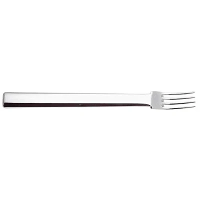Afbeelding van Alessi Jh01/5 Rond model fruitvork van roestvrij staal 18/10, zilverkleurig, 6 delige set