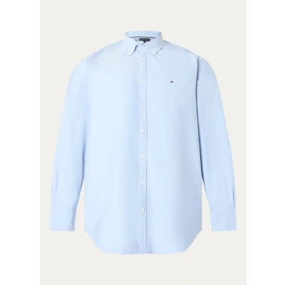 Afbeelding van Tommy Hilfiger Solid Heritage Overhemd, Heren, Maat: XXL, Blue