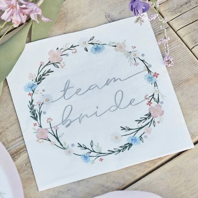 Afbeelding van Team Bride Boho Bloemetjes 16 stuks