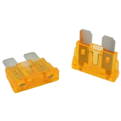 Afbeelding van 5 stuks. SeKi standaard ATO platte steekzekering 5A lichtbruin; autozekering 19 mm zekering 32 V/DC boot caravan