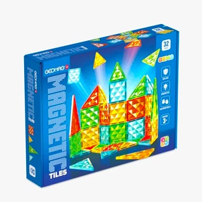 Afbeelding van Geomag Magnetic Tiles Gems 32