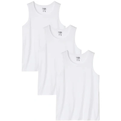 Afbeelding van ATLAS FOR MEN Set van 3 effen tanktops Heren Verkrijgbaar in grote maten M