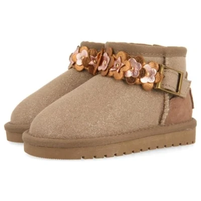 Afbeelding van Gioseppo LINT Snowboots voor kinderen, Maat: 27, Taupe Veloursleer
