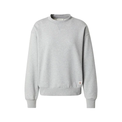 Afbeelding van Calvin Klein Jeans Badge LOGO CREW Sweater, Dames, Maat: XXL, Heroic grey heather