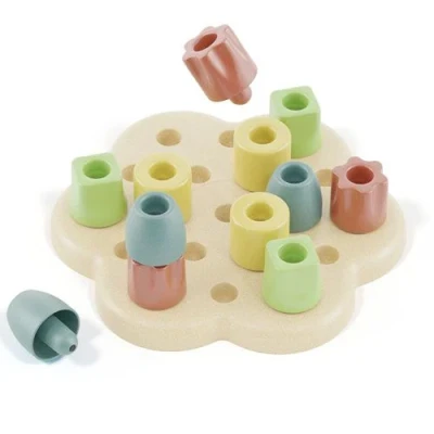 Afbeelding van Quercetti playbio sorteerspel chunky peggs 13st