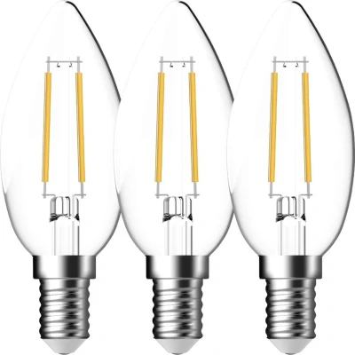 Afbeelding van Energetic Kaars LED lamp 3 PCS E14 40W 2700k