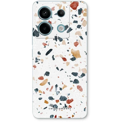 Afbeelding van Case Company® hoesje geschikt voor Xiaomi Poco X6 Terrazzo N4 Soft Cover Telefoonhoesje Bescherming aan alle Kanten en Schermrand