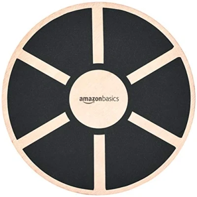 Afbeelding van Amazon Basics Houten balansplank, zwart