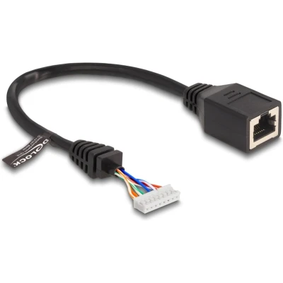 Afbeelding van Delock Kabel RJ45 Buchse zu Pfostenbuchse 2,00 mm 8 Pin Cat.5e 23 cm s