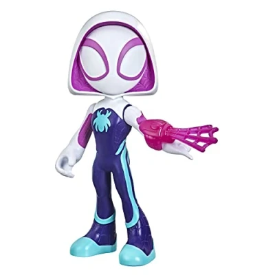 Afbeelding van Marvel Spidey en zijn fantastische vrienden, supergrote Ghost Spider actiefiguur, superheldenspeelgoed voor peuters, kinderen vanaf 3 jaar