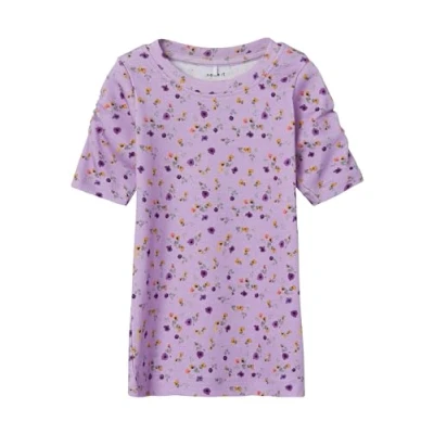 Afbeelding van Name it SLIM FIT Tshirt print voor kinderen, Maat: 86, Orchid bloom