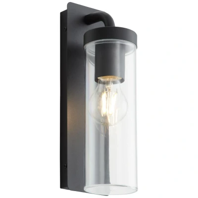 Afbeelding van Brilliant Aosta 96355/06 Buitenlamp (wand) E27 Zwart (mat)