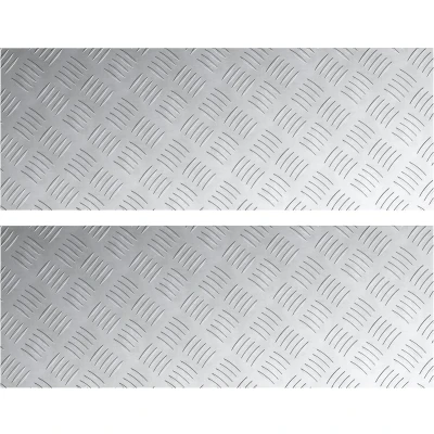 Afbeelding van vidaXL Zilver Aluminium 80 x 30 0.3 cm Antislip Traplopers