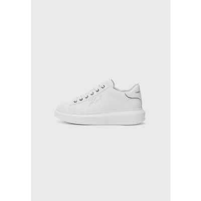 Afbeelding van KARL Lagerfeld Kapri Sneakers laag white/silvercoloured, Dames, Maat: 35, White/silver/coloured Schoenen