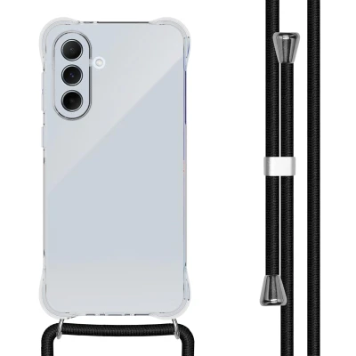 Afbeelding van imoshion Hoesje Geschikt voor Samsung Galaxy A56 Backcover met koord Zwart