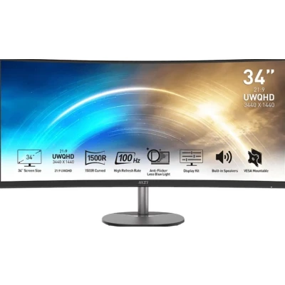 Afbeelding van MSI 34 L PRO MP341CQDE 100Hz 9S6 3PB2CT 005