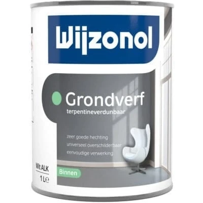 Afbeelding van Wijzonol Grondverf Terpentineverdunbaar 0,5 liter &amp; Primer