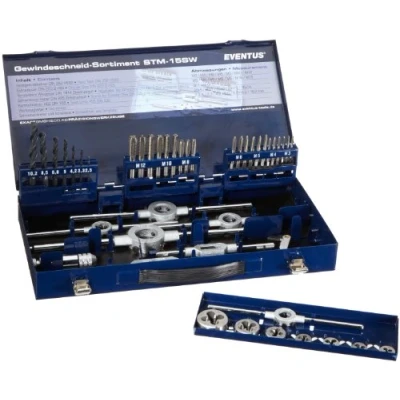Afbeelding van Eventus by Exact 10722 Schroefdraadsnijderset 43 delig HSS metrisch M3, M4, M5, M6, M8, M10, M12