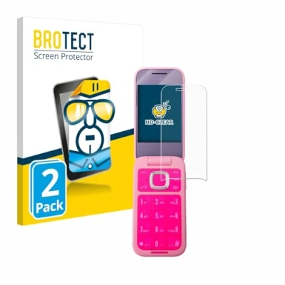 Afbeelding van BROTECT Screenprotector voor HMD Barbie Phone Folie Beschermfolie transparant (2 Stuks)