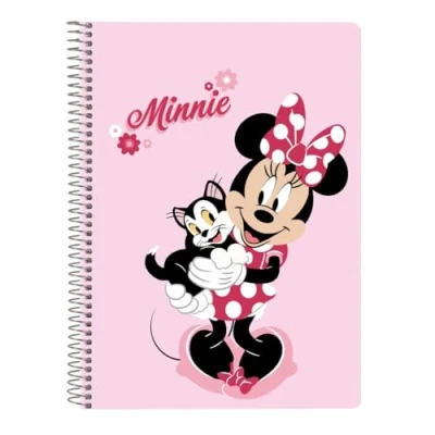 Afbeelding van Boek over Ringen Minnie Mouse Naive Roze 80 Lakens