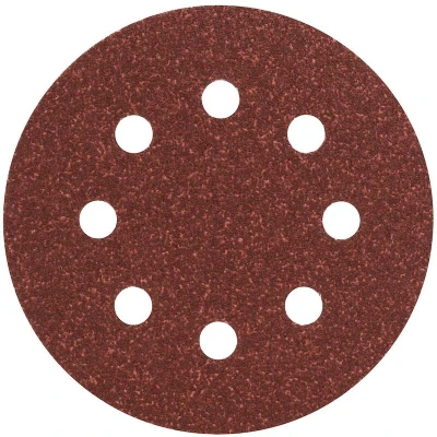 Afbeelding van Bosch Accessoires Schuurblad Ø115mm G80 WP 8 Gaten Velc 5 stuks 2609256A17