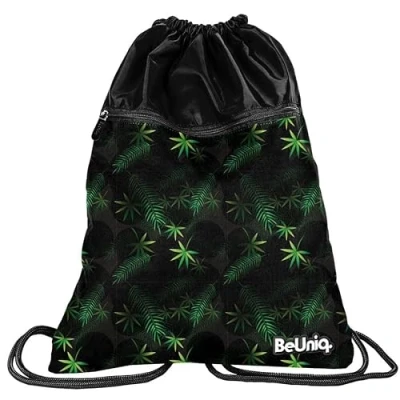 Afbeelding van BeUniq Gymbag Jungle Leaves Zwemtas 47 x 37 cm Polyester