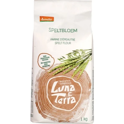 Afbeelding van Luna E terra Speltbloem demeter bio 1 kilog