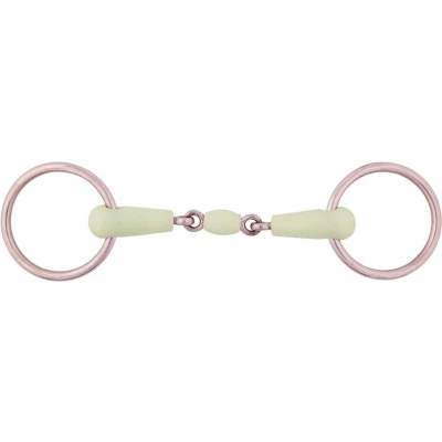 Afbeelding van BR Dubbel Gebroken Watertrens Apple Mouth 18 mm 14,5 1 Kleur Grijs