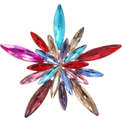 Afbeelding van Sterren Broche Pin met Strass voor Vrouwen en Meisjes