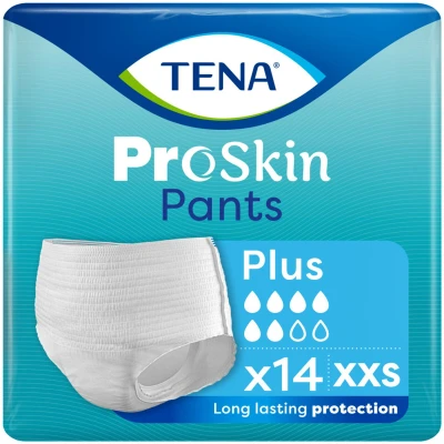 Afbeelding van 2x TENA Proskin Pants Plus XXS 14 stuks