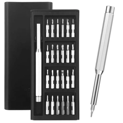 Afbeelding van Lixiluxia 24 in 1 precisieschroevendraaierset, brilschroevendraaier, multifunctionele schroevendraaierset, mini voor laptop, horloge, tablet