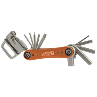 Afbeelding van SuperB Multitool TB FD40 17 functies 73 x 45 mm RVS oranje