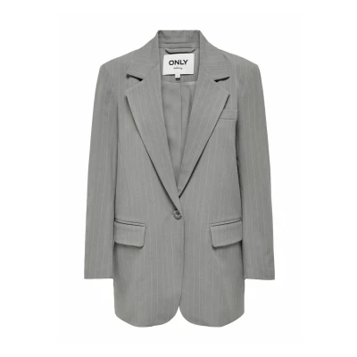 Afbeelding van ONLY Locker Geschnitten Reverskragen Halflange jas, Dames, Maat: 38, Rock ridge
