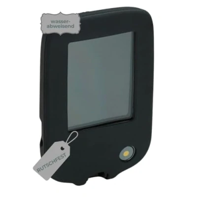 Afbeelding van caseroxx Siliconen hoesje compatibel met Freestyle Libre 1/2/3/Insulinx/14 dagen, van siliconen, tas en zonder riemclip, zwart