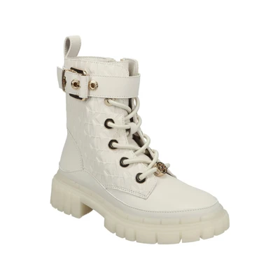 Afbeelding van Michael Kors Blake Colby veterboots ecru